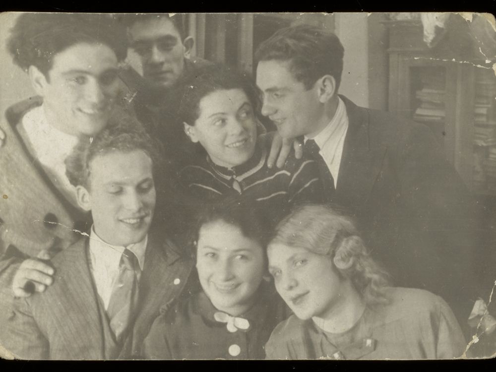 Student actors, photograph, undated
